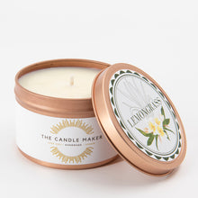 Load image into Gallery viewer, lemongrass soy candle in rose gold