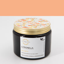 Load image into Gallery viewer, Citronella Scented Candle in soy wax
