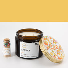 Load image into Gallery viewer, Citronella Scented Candle for the summer