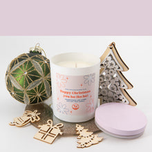 Load image into Gallery viewer, happy christmas fun soy candle