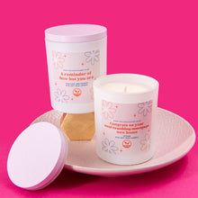 Load image into Gallery viewer, Thai Lime and Mango scent candle ocean scented  white glass candles