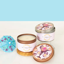 Load image into Gallery viewer, fruity cocktails silver rose gold soy candles