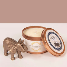 Load image into Gallery viewer, teakwood elephant soy wax candle