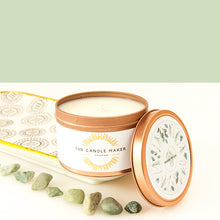 Load image into Gallery viewer, soy wax candle Eucalyptus gold