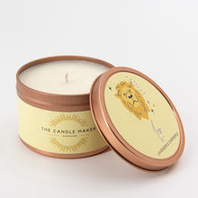 Load image into Gallery viewer, zodiac leo soy wax candles lavender chamomile