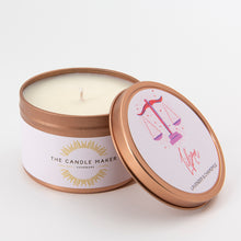 Load image into Gallery viewer, libra zodiac soy wax candle lavender chamomile made in the uk