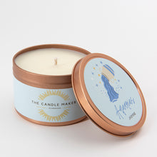 Load image into Gallery viewer, Aquarius | Eco Soy Wax Zodiac Candle | The Candle Maker jasmine