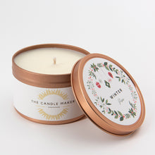 Load image into Gallery viewer, winter pine soy wax candle uk made