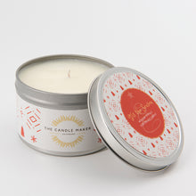 Load image into Gallery viewer, Tis the Season | Winter Spruce Scented Soy Candle silver