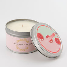 Load image into Gallery viewer, pink grapefruit soy wax candle hand made uk