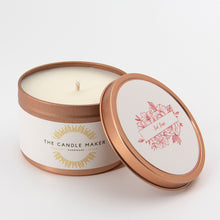 Load image into Gallery viewer, red roses soy wax candles made in the uk london
