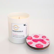 Load image into Gallery viewer, Mademoiselle white glass candle