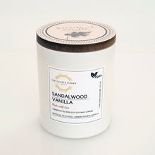 Load image into Gallery viewer, Sandalwood Vanilla soy glass candle