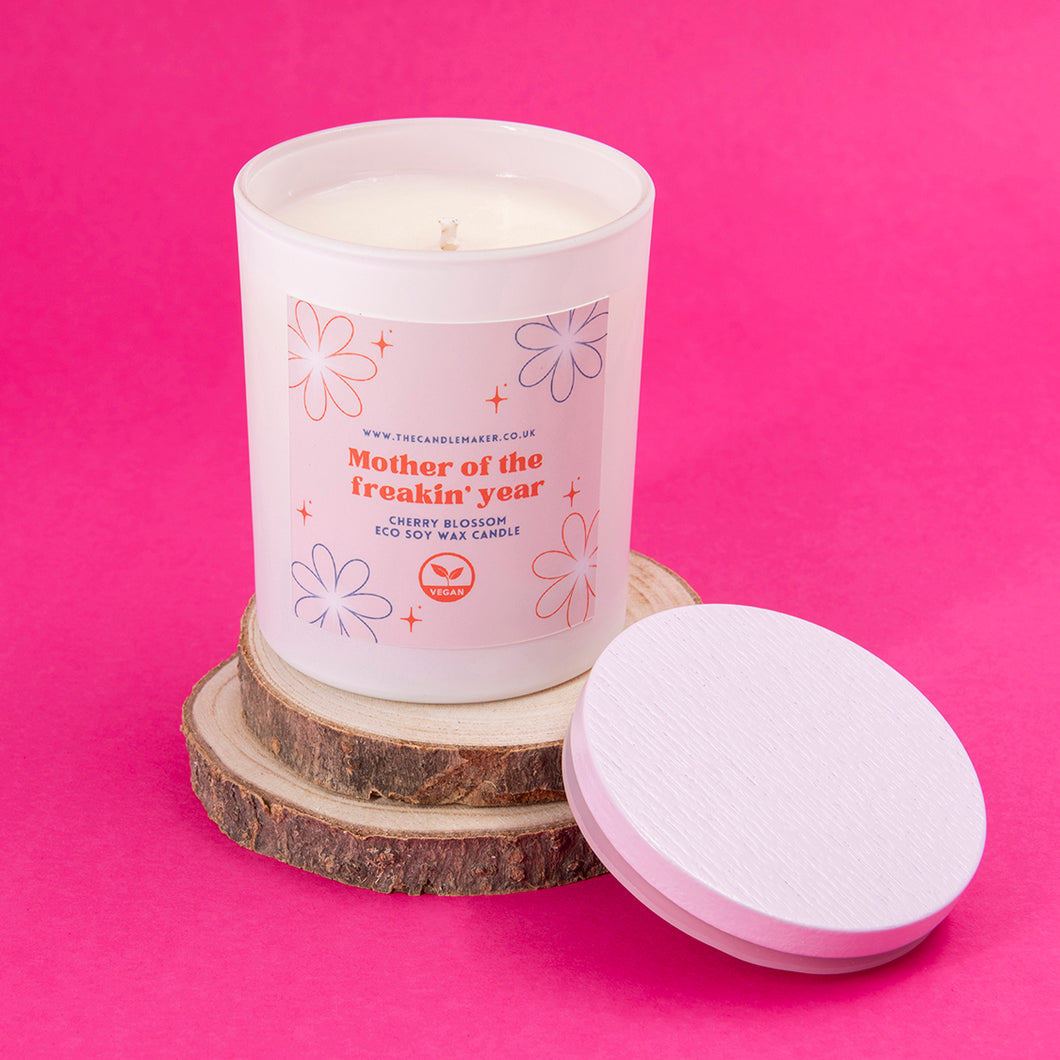 Mother's Day Gift scented soy candle Gift for Mum