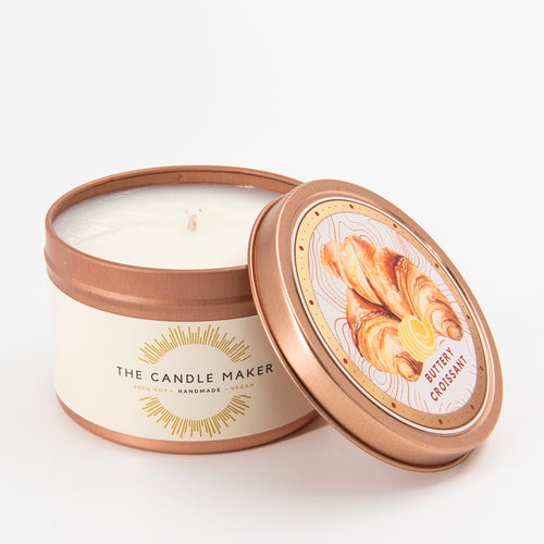 Croissant scented candle buttery bread