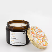 Load image into Gallery viewer, Citronella Scented soy Candle
