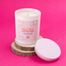 Load image into Gallery viewer, Thirty, Flirty &amp; Thriving scented candle
