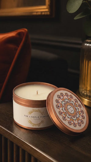 Tonka bean soy candle from the candle maker