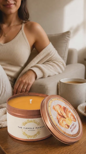 buttery Croissant Candle by the candle maker
