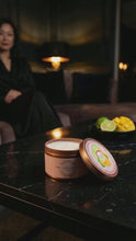 Load and play video in Gallery viewer, Thai Lime &amp; Mango scented candle
