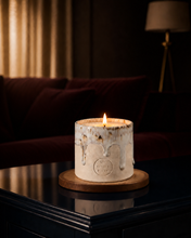 Load image into Gallery viewer, ceramic candle refill with a dripping glaze design
