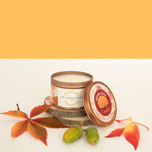 Load image into Gallery viewer, Autumnal fragrance soy wax candle from the candle maker
