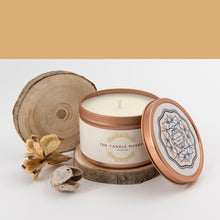 Load image into Gallery viewer, Dark Honey &amp; Tobacco soy wax eco candle by the candle maker
