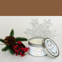 Load image into Gallery viewer, Winter Pine soy wax scented candle uk
