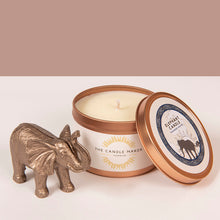 Load image into Gallery viewer, teakwood elephant soy wax candle

