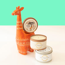 Load image into Gallery viewer, Soy wax Teakwood Giraffe Candle
