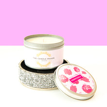 Load image into Gallery viewer, mademoiselle silver soy wax candle
