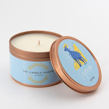 Load image into Gallery viewer, zodiac capricorn soy wax candle jasmine
