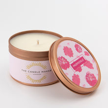 Load image into Gallery viewer, mademoiselle gold soy wax candle made in the uk
