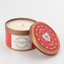 Load image into Gallery viewer, love valentines soy wax candle sandlewood UK
