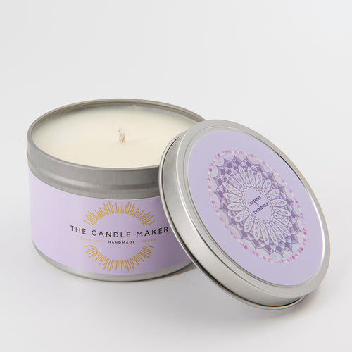 lavender & chamomile soy wax candle london UK