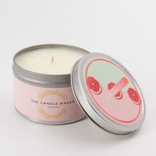 Load image into Gallery viewer, pink grapefruit soy wax candle hand made uk
