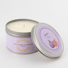 Load image into Gallery viewer, sweet fig soy wax candle uk made
