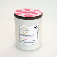 Load image into Gallery viewer, Mademoiselle glass soy candle
